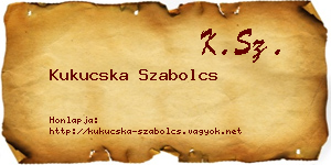 Kukucska Szabolcs névjegykártya